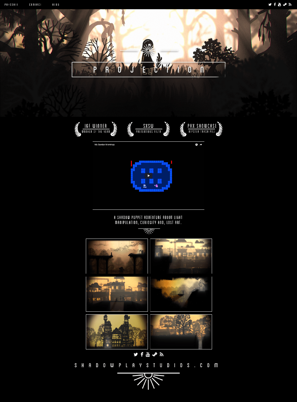 Projection website